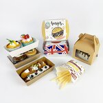 Burger Kraft Box Supplier - Custom Eco-Friendly Embossed