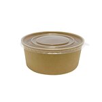 Kraft Salad Bowl Factory - Custom with PET Lid OEM