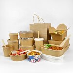 Kraft Paper Food Box Supplier - Custom Logo with PVC Window