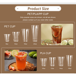 Bubble Tea Cup Factory - Biodegradable Clear Pla OEM