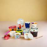 Ice Cream Cup Spoon Supplier - Custom Kraft Paper Bowl OEM