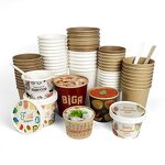 Kraft Soup Bowl Factory - Custom Biodegradable with Lid OEM