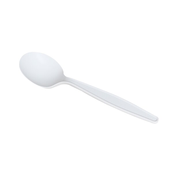 Corn Starch Soup Spoon Factory - Custom Compostable White OEM