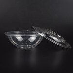 PLA Salad Bowl Factory - Custom Clear Compostable Round