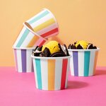 Ice Cream Paper Cup Factory - Custom Printed 4-24oz with Lid