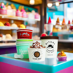Ice Cream Paper Bowl Factory - Custom Beverage Dessert Shop