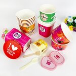Ice Cream Paper Cup Supplier - Wholesale Customized LOGO Printing