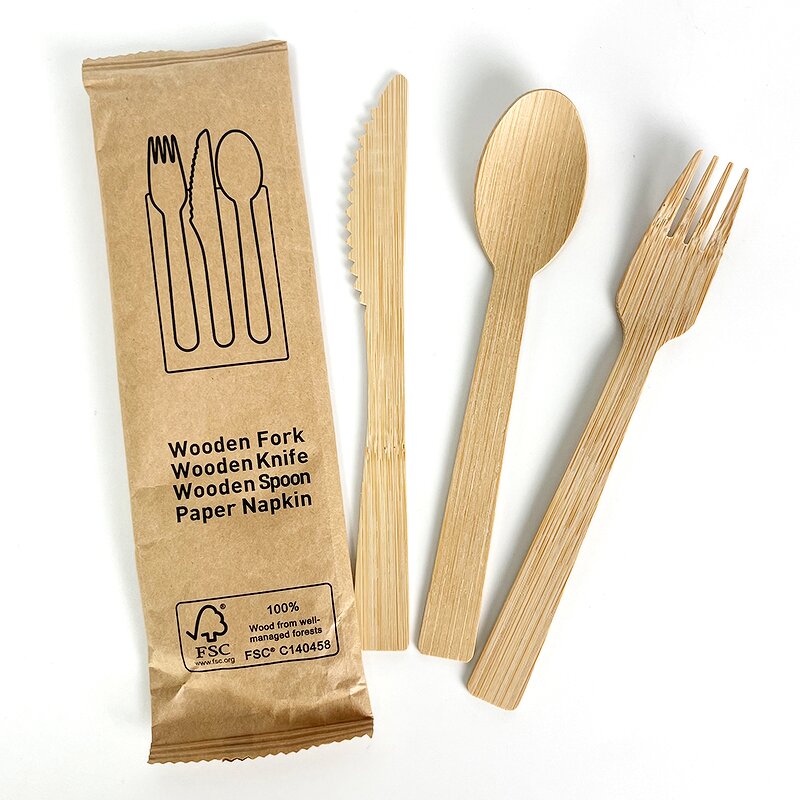 Bamboo Cutlery Set Factory - Custom Designer Wooden Utensils