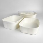 Kraft Food Container Supplier - Wholesale PE Coated Square