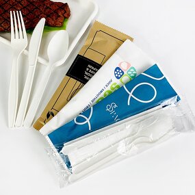 CPLA Cutlery Supplier - Custom Individual Wrapped Biodegradable