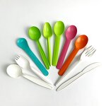 Cornstarch Cutlery Set Supplier - Custom Biodegradable Spoon Fork