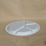 Cornstarch Dish Plate Factory - Custom 11 Inch 4 Compartment