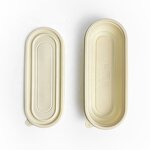 Corn Starch Food Container Supplier - Custom 550ml Takeaway Biodegradable