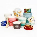 Paper Ice Cream Cup Factory - Custom 1-18oz with Lid OEM