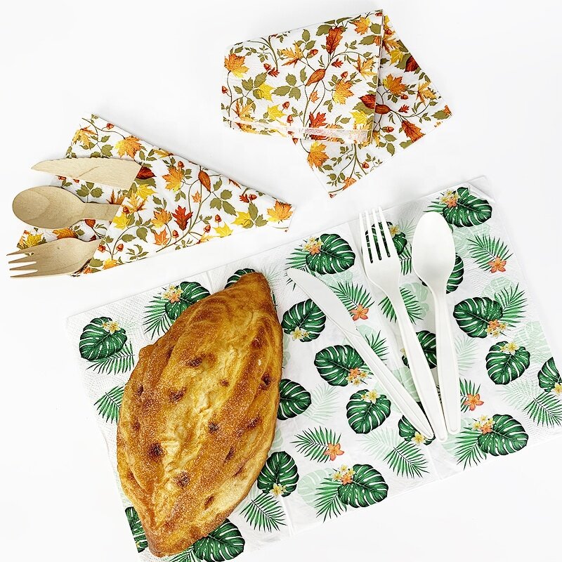 Cocktail Napkin Supplier - Custom Virgin Wood Pulp Tissue