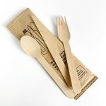 Wooden Cutlery Set Factory - Custom Individual Pack Eco
