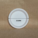 Corn Starch Dinner Plate Supplier - Custom 6 Inch White Plates