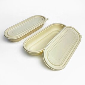 Corn Starch Food Container Supplier - Custom 550ml Takeaway Biodegradable