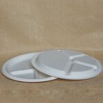 Cornstarch Dish Plate Factory - Custom 11 Inch 4 Compartment