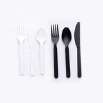 CPLA Cutlery Kit Supplier - Custom 6-8 Inch Catering OEM