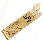 Wooden Cutlery Set Factory - Custom Individual Pack Eco