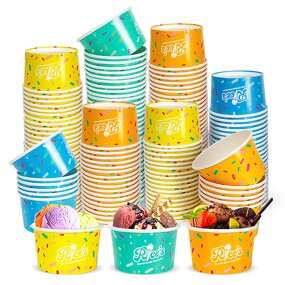 Ice Cream Paper Cup Factory - Custom Yogurt Packaging OEM