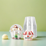 Plastic Ice Cream Cup Factory - Custom 20oz Bpa Free OEM