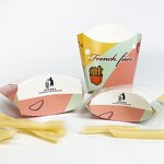 French Fries Box Supplier - Custom Logo Kraft Takeaway