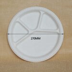 Cornstarch Dish Plate Factory - Custom 11 Inch 4 Compartment