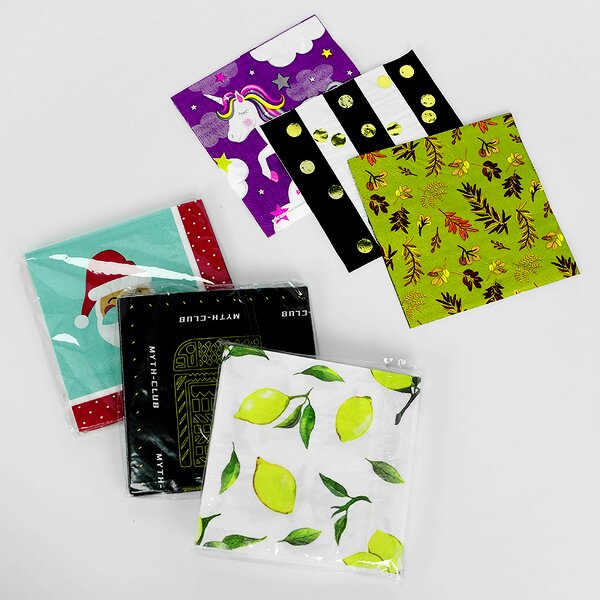 Cocktail Napkin Supplier - Custom Small Logo Printed Guest