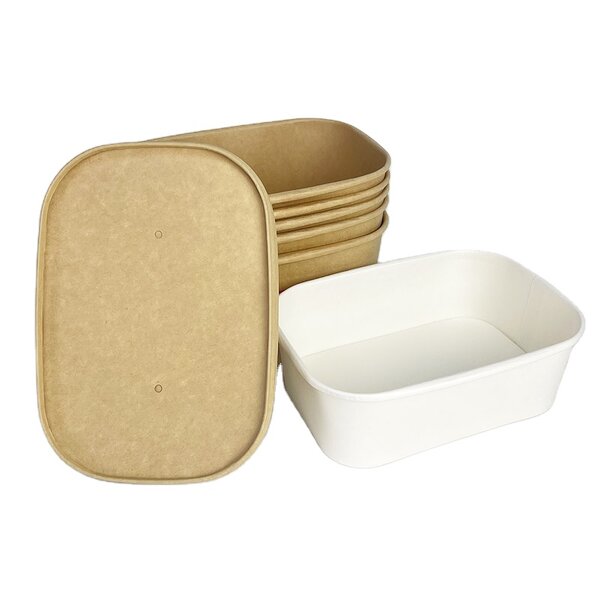 Kraft Food Container Supplier - Wholesale PE Coated Square