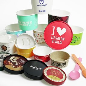 Ice Cream Cup Factory - Custom Logo Printing OEM/ODM