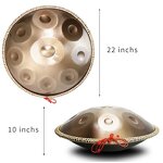Handpan Drum Manufacturer - OEM/ODM 22 Inch 9 Notes Steel Instrument