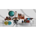 Ocarina Manufacturer - OEM/ODM Blue Ceramic 12 Hole Alto C Music Instrument