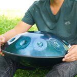 Handpan Drum Manufacturer - OEM/ODM Classic Gold 12notes D Minor Drum Set