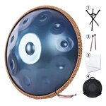 Handpan Drum Manufacturer - OEM/ODM Classic Gold 12notes D Minor Drum Set
