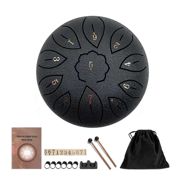 Tongue Drum Manufacturer - OEM/ODM 6 Inch 11 Tones Hand Disc Instrument
