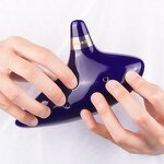 Ocarina Manufacturer - OEM/ODM Blue Ceramic 12 Hole Alto C Music Instrument