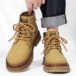 Winter Boots Manufacturer - OEM/ODM Custom High Top Yellow Waterproof Zip Boots