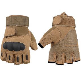 Tactical Gloves Manufacturer - OEM/ODM Custom Polyester Half Finger Mountaineering Gloves