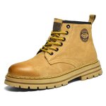 Martin Boots Manufacturer - OEM/ODM Custom Classic Big Yellow High Top Boots