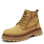 Winter Boots Manufacturer - OEM/ODM Custom High Top Yellow Waterproof Zip Boots
