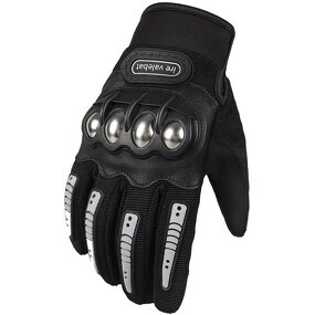 Motorcycle Gloves Manufacturer - OEM/ODM Custom Knit Fabric Touch Screen Riding Gloves