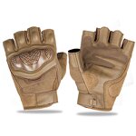 Tactical Gloves Manufacturer - OEM/ODM Custom Sheepskin Half Finger Shooting Gloves