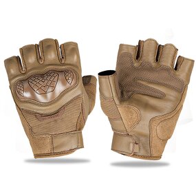 Tactical Gloves Manufacturer - OEM/ODM Custom Sheepskin Half Finger Shooting Gloves