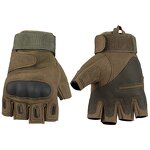 Tactical Gloves Manufacturer - OEM/ODM Custom Polyester Half Finger Mountaineering Gloves