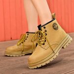 Martin Boots Manufacturer - OEM/ODM Custom Classic Big Yellow High Top Boots