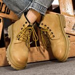 Martin Boots Manufacturer - OEM/ODM Custom Classic Big Yellow High Top Boots