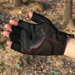 Tactical Gloves Manufacturer - OEM/ODM Custom Sheepskin Half Finger Shooting Gloves