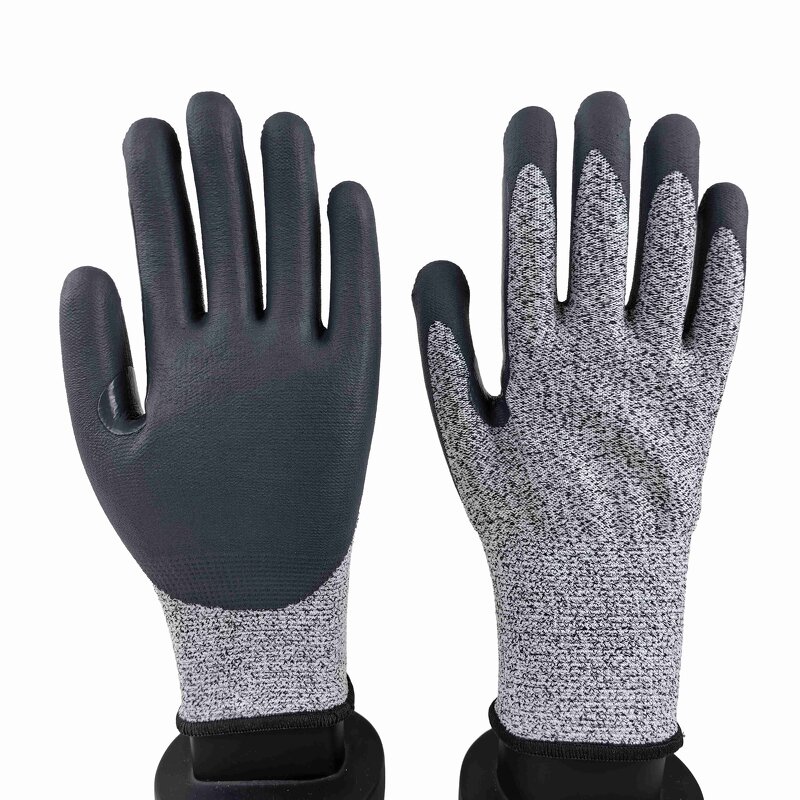 Cut Resistant Gloves Manufacturer - OEM/ODM Custom ANSI A5 Nitrile Coated Gloves